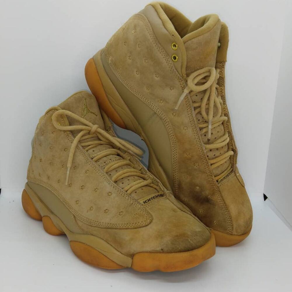 Nike Air Jordan 13 Retro Wheat & Gold Men's Sneakers - Size: 9